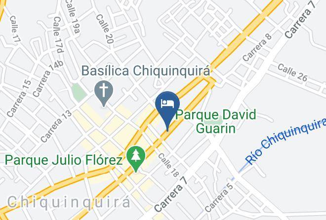 Chiquinquira - Hotel San Martin Maps