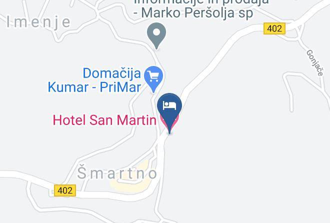 Smartno - Hotel San Martin Maps