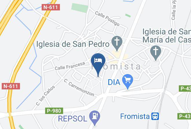 Palencia - Hotel San Martin Maps