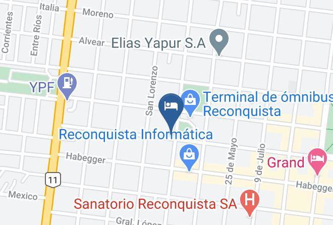 Reconquista - Hotel San Martin Maps