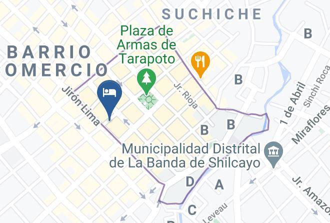 Tarapoto - Hotel San Martin Maps