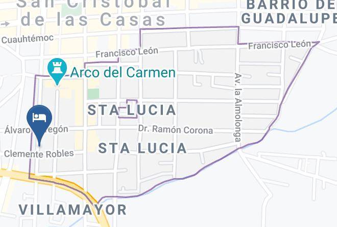 San Cristobal De Las Casas - Hotel San Miguel Suites Maps