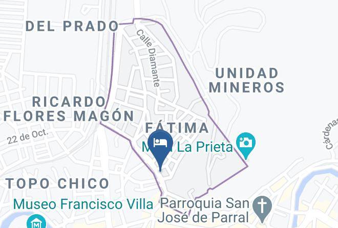 Hidalgo Del Parral - Hotel San Miguel Maps