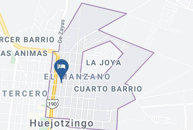 Huejotzingo - Hotel San Miguel Maps