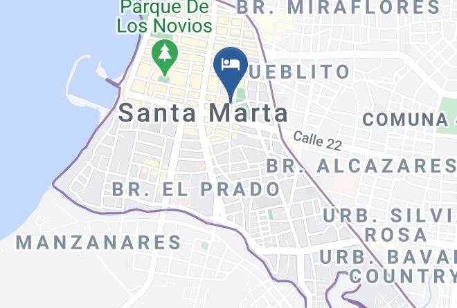 Santa Marta - Hotel San Miguel Imperial Santa Marta Maps