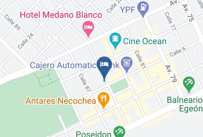 Necochea - Hotel San Miguel Maps