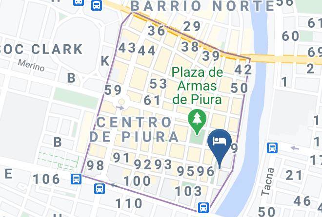 Piura - Hotel San Miguel Maps