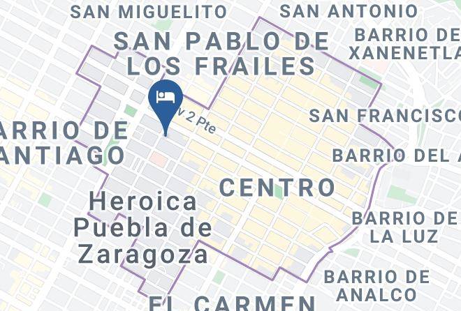 Heroica Puebla De Zaragoza Puebla - Hotel San Miguel Maps