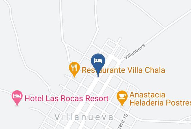 Villanueva - Hotel San Miguel Maps