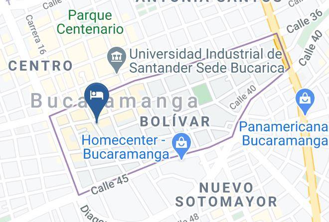 Bucaramanga - Hotel San Nicolas Maps