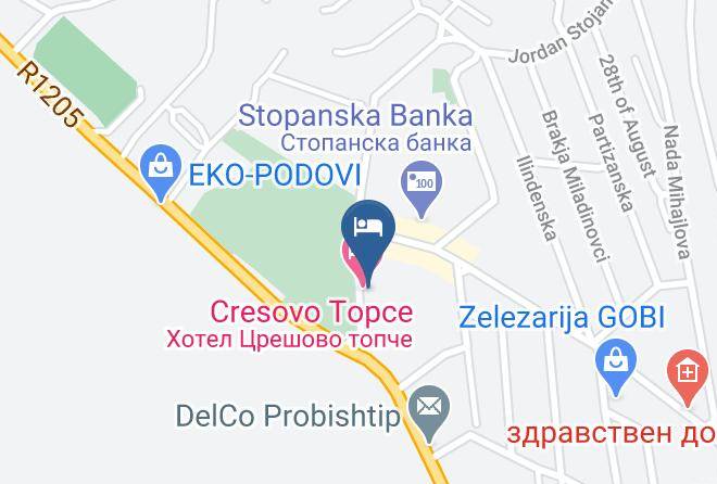 Probishtip - Hotel San Niko Maps