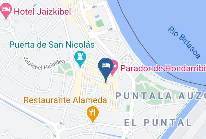 Gipuzkoa - Hotel San Nikolas Maps