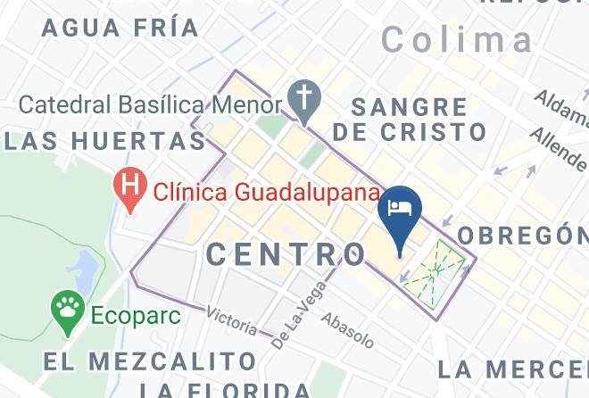 Colima Ima Centro - Hotel San Pablo Maps