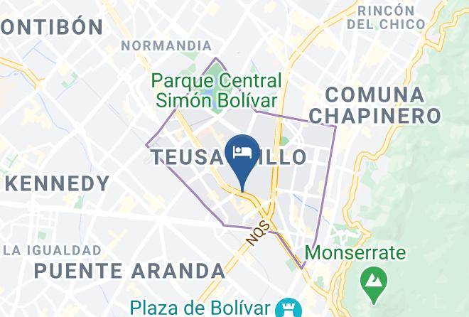 Bogota - Hotel San Pablo Maps