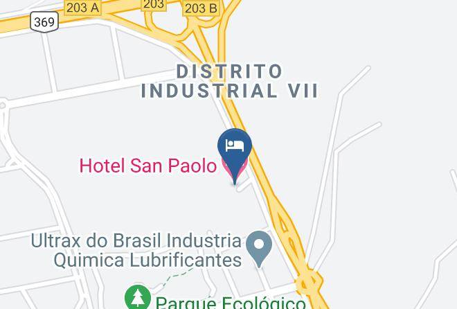 Pederneiras - Hotel San Paolo Maps