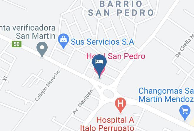 San Martin - Hotel San Pedro Maps