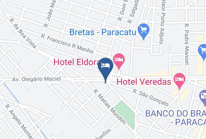 Paracatu - Hotel San Pedro Maps