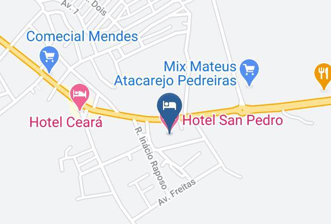 Pedreiras - Hotel San Pedro Maps