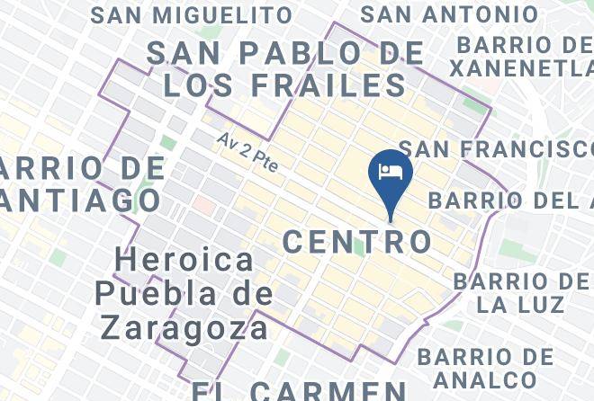 Heroica Puebla De Zaragoza Puebla - Hotel San Pedro Puebla Maps