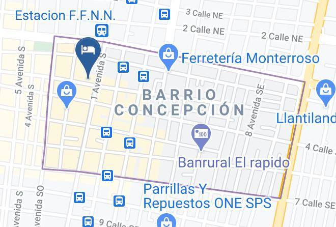 San Pedro Sula - Hotel San Pedro Maps