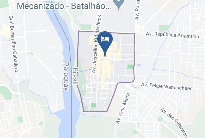 Foz Do Iguacu - Hotel San Rafael Maps