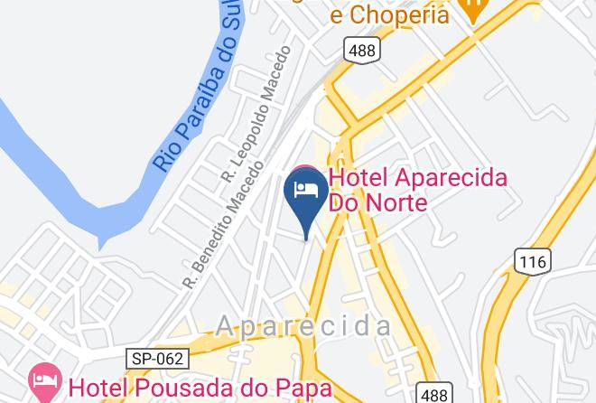 Aparecida - Hotel San Rafain Maps