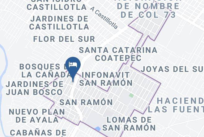 Puebla San Ramon Cuarta Seccion - Hotel San Ramon Maps