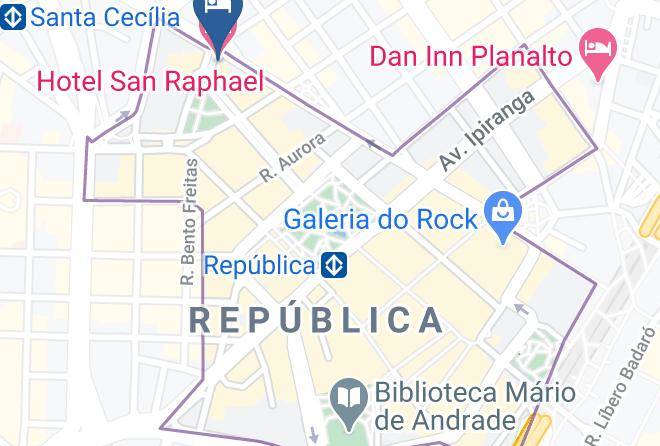 Sao Paulo Republica - Hotel San Raphael Maps