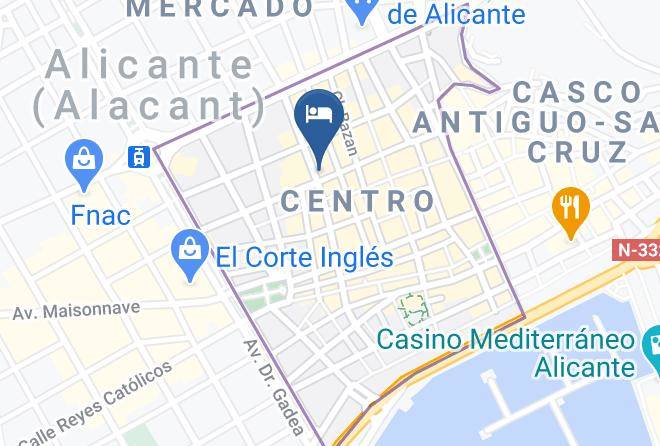 Alicante - Hotel San Remo Maps