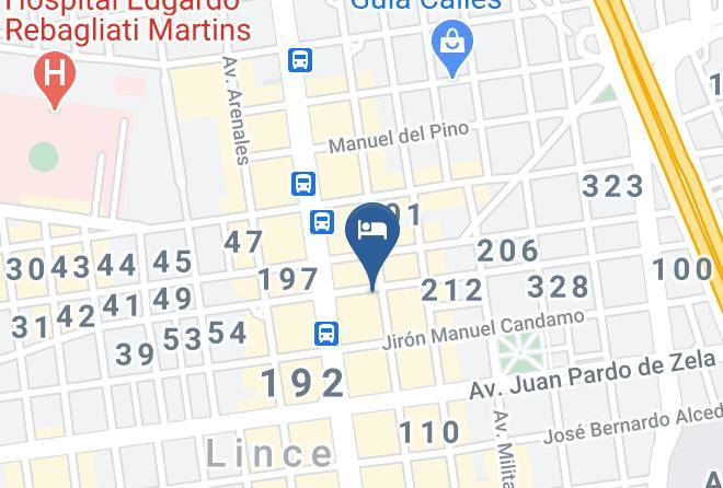 Lince - Hotel San Remo Maps