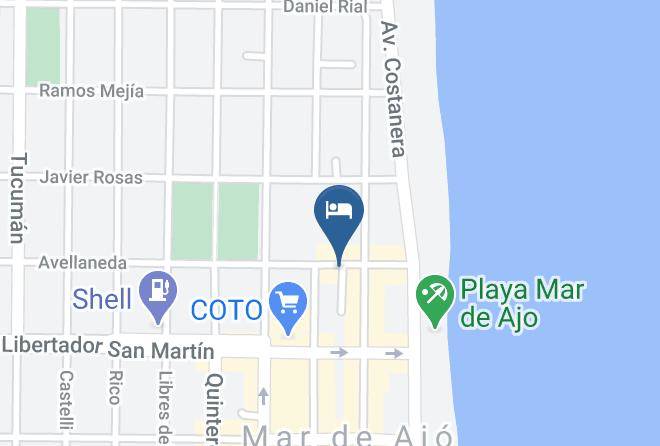 Mar Del Tuyu - San Remo Majestic Hotel Maps