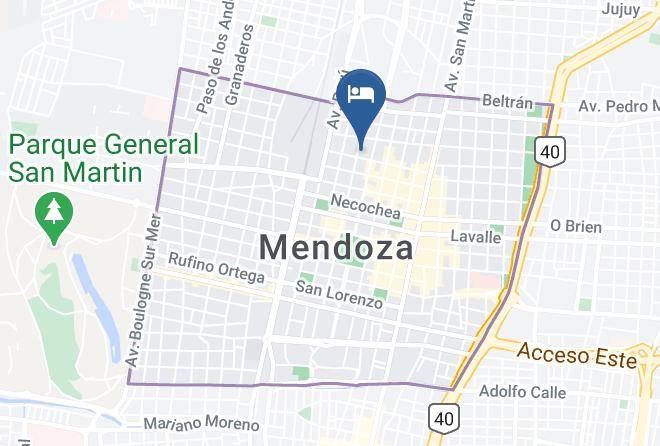 Mendoza - Hotel San Remo Mendoza Maps