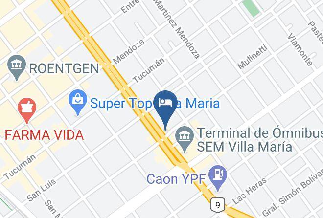 General San Martin Department - Hotel San Remo Maps