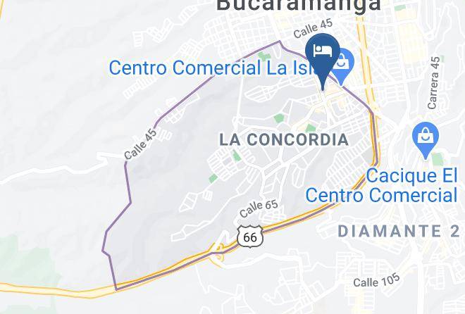 Bucaramanga - Hotel San Rey Maps