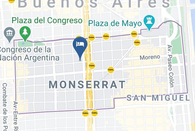 Autonomous City Of Buenos Aires - Hotel San Roman Maps