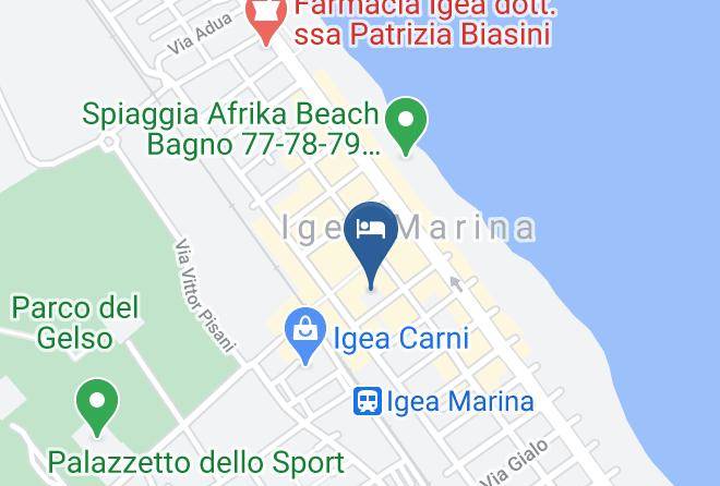 Rimini - Hotel San Salvador Bellaria Igea Marina Maps