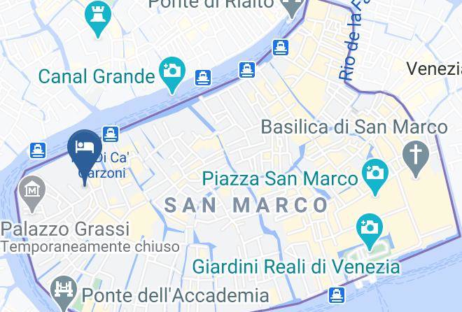 Hotel San Samuele Map