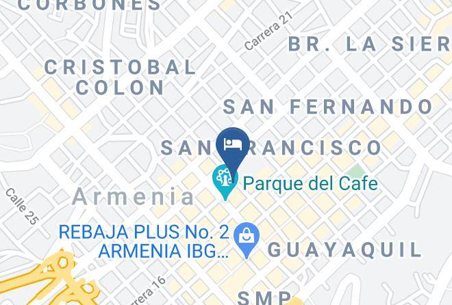 Armenia - Hotel San Sebastian Armenia Maps