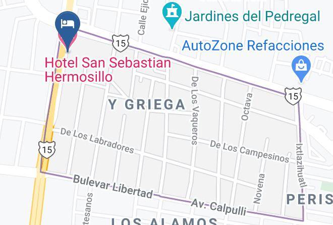 Hermosillo - Hotel San Sebastian Hermosillo Maps