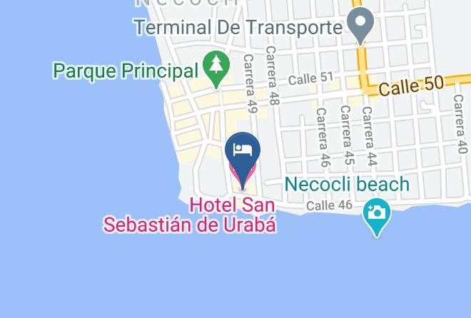 Necocli - Hotel San Sebastian De Uraba Maps