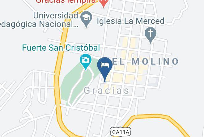 Gracias - Hotel San Sebastian Maps