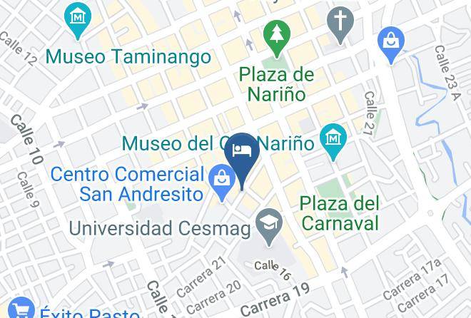 Pasto - Hotel San Sebastian Maps