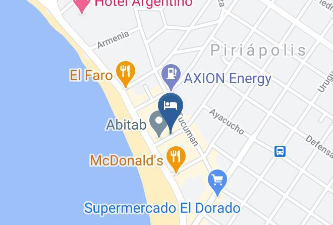 Piriapolis - Hotel San Sebastian Maps