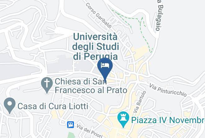Perugia - Hotel San Sebastiano Maps