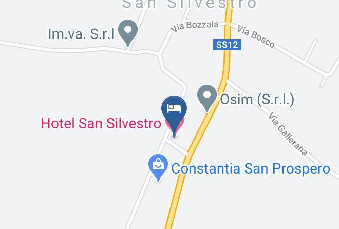 Modena - Hotel San Silvestro Maps