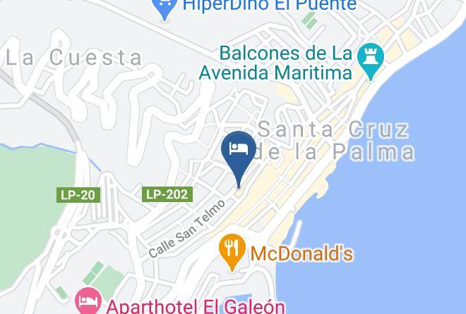 Santa Cruz De Tenerife - Hotel San Telmo Maps