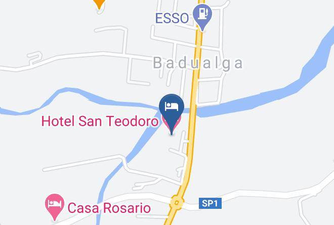 Sassari - Hotel San Teodoro Maps