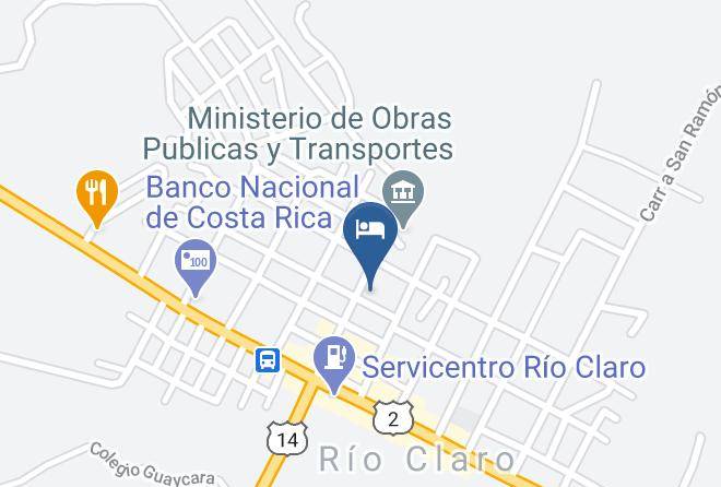 Golfito - Hotel San Valentin Maps
