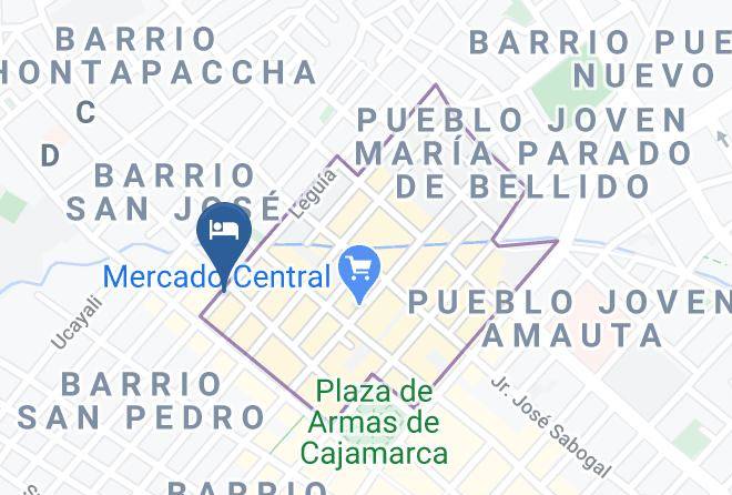 Cajamarca - Hotel San Vicente Maps