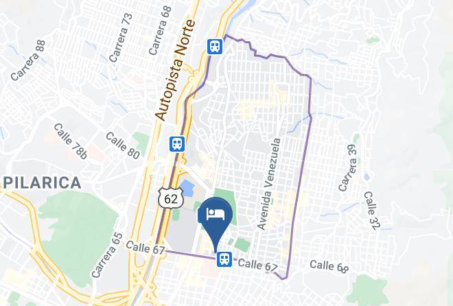 Medellin - Hotel San Vicente Maps